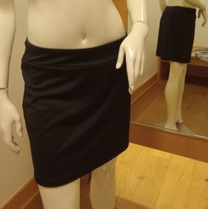 Be Inspired side slit black stretch sport skort, S